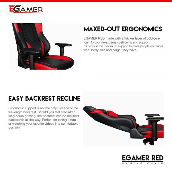 Egamer stolac RED  Cijena
