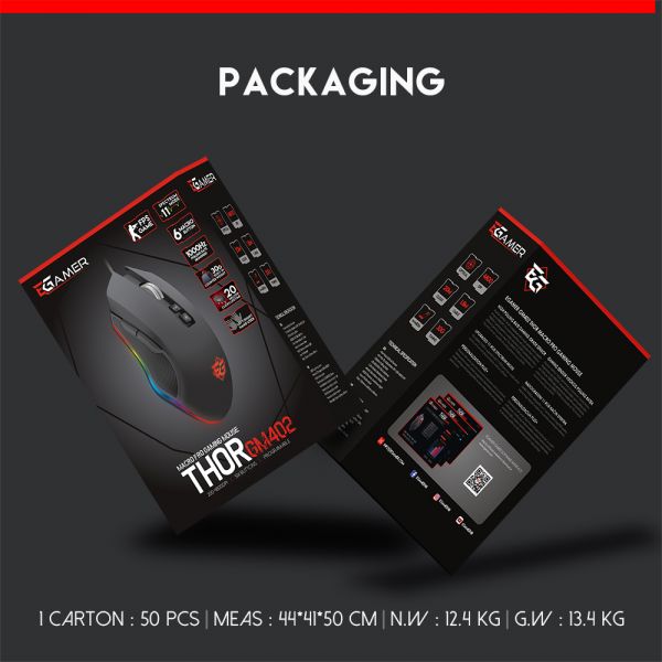 THOR GM402 RGB Pro Gaming Miš 4800dpi  Cijena