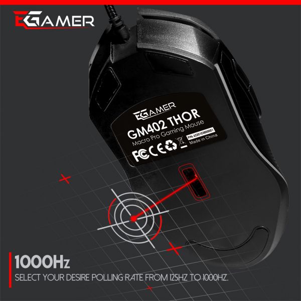 THOR GM402 RGB Pro Gaming Miš 4800dpi  Cijena