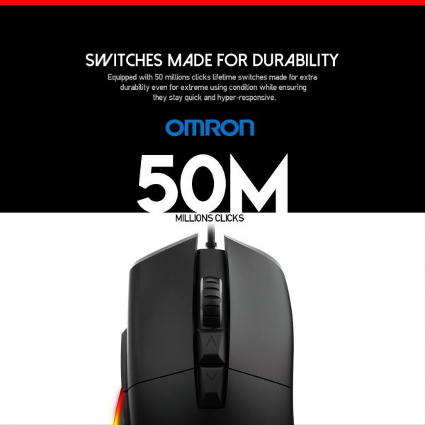 ZEUS GM502 RGB Gaming Miš 16 000 dpi , PIXART 3389 Cijena