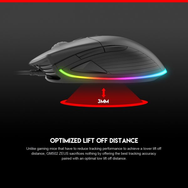 ZEUS GM502 RGB Gaming Miš 16 000 dpi , PIXART 3389 Cijena