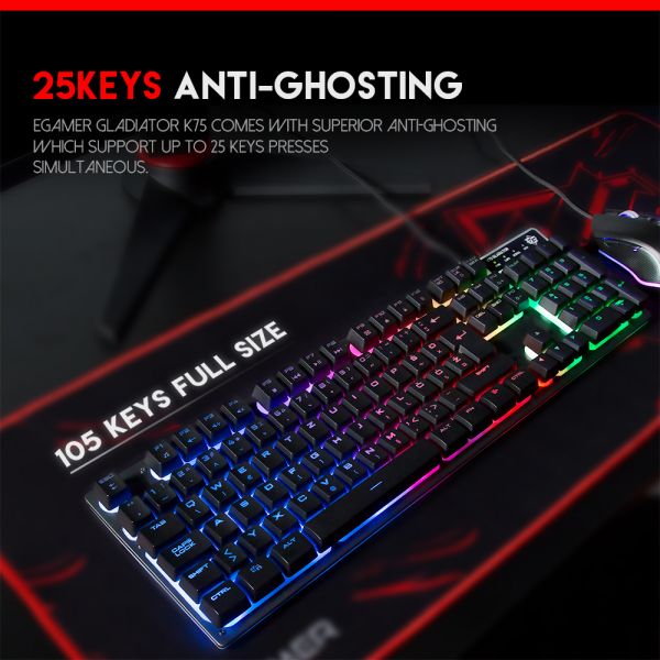 GLADIATOR K75 Gaming Tipkovnica HR layout Cijena