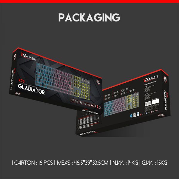 GLADIATOR K75 Gaming Tipkovnica HR layout Cijena