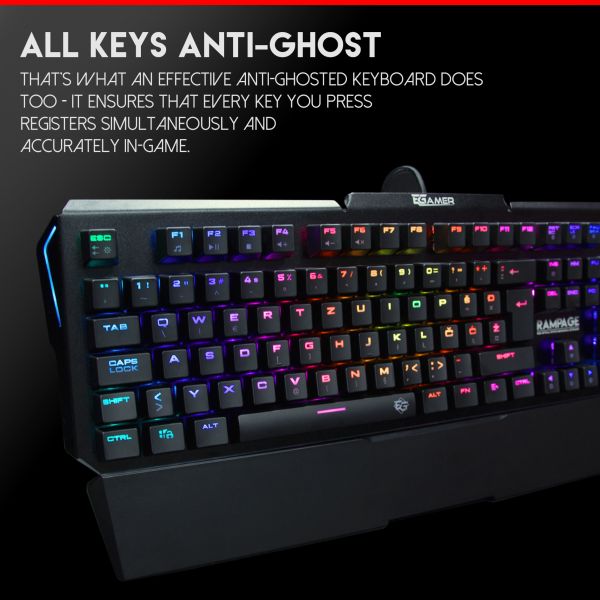 RAMPAGE Mehanička MK95 RGB Gaming Tipkovnica, Optical switch HR layout Cijena