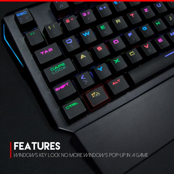 RAMPAGE Mehanička MK95 RGB Gaming Tipkovnica, Optical switch HR layout Cijena