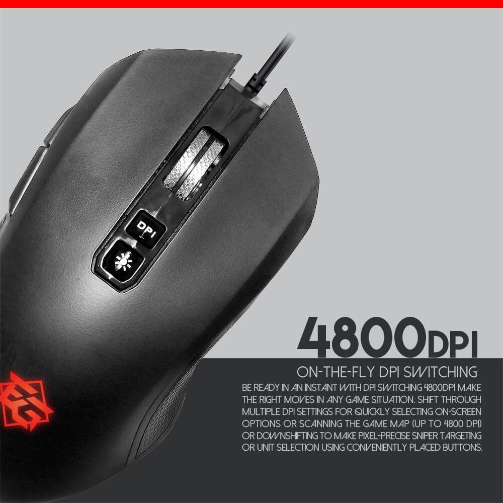 THOR GM402 RGB Pro Gaming Miš 4800dpi
