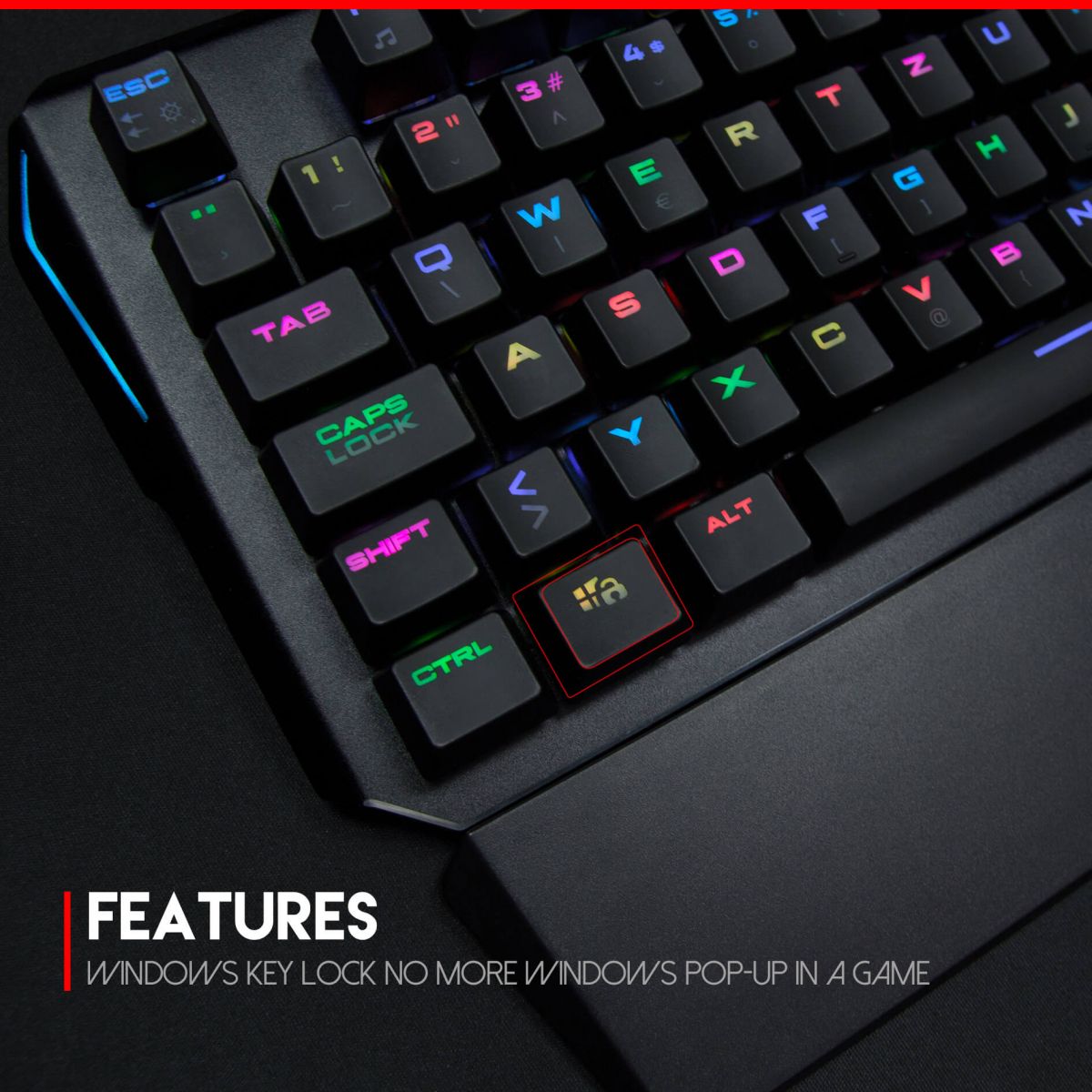 RAMPAGE Mehanička MK95 RGB Gaming Tipkovnica, Optical switch HR layout